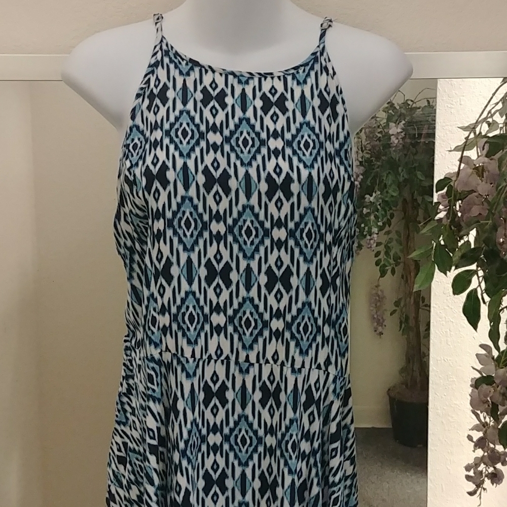 Aeropostale Geometric Print Tank Dress